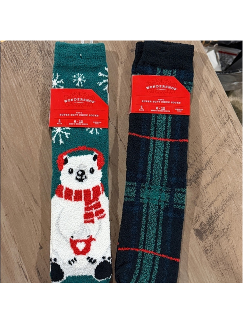 Wondershop Men's Crew Socks Set of Two NWT